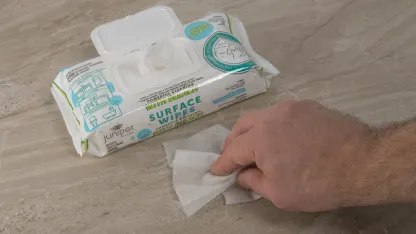 5-Pack Juniper Clean 72ct Disinfectant Surface Wipes with Bleach