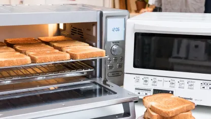 You can only have a toaster oven or a microwave. Choose one.