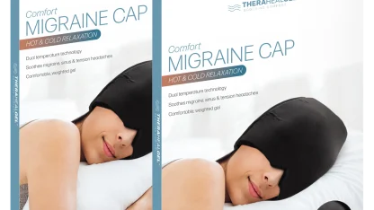 2-Pack: TheraHeal Gel Comfort Hot & Cold Migraine Caps