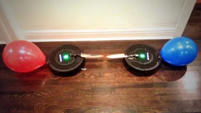 Roomba Balloon Knife Death Match