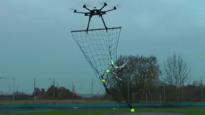 Drones with nets catching other drones