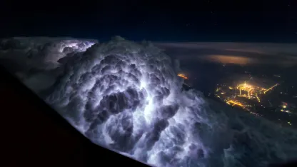 Thunderstorms at night: