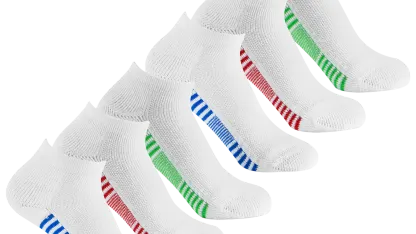 12-Pack: The Comfort Sock Premium Unisex No Show Kid's Socks