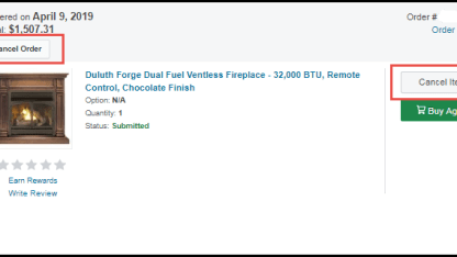 What is up with the cancelled items?!