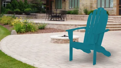 Rubberwood Adirondack Chair