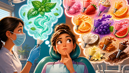 At the dentist's office, when they ask you what flavor polish you want, do you ever choose something other than mint?