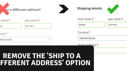 Shipping to another address.