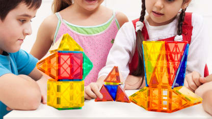 2-Pack: Tytan 60-Piece Magnetic Learning Tile Sets with Storage Bags