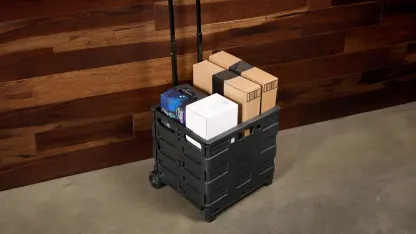 Home 365 Collapsible Multi-Purpose Rolling Crate Cart