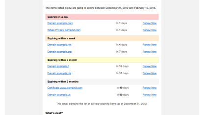 Mailing list or notification of products???