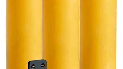 3-Pack: Luminara Flameless 8.5" Pillar Candles with Remote
