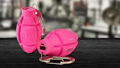 2-Pack: BUQU Nade 3350mAh Grenade Power Banks with Carabiner