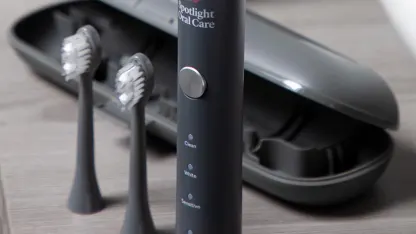 Spotlight Oral Care Professional Clean Sonic Toothbrush with 6 Brush Heads