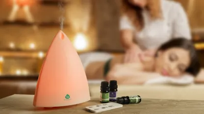 Pursonic Ultrasonic Aromatherapy Diffuser with Remote and Oils