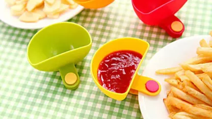 8-Pack Dip Clip Bowl Plate Holders