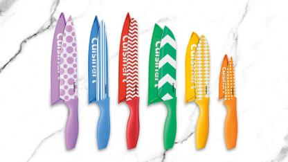 2-Pack: Cuisinart Advantage 6-Piece Printed Knife Set