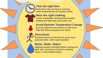 How do you work out in the extreme summer heat?