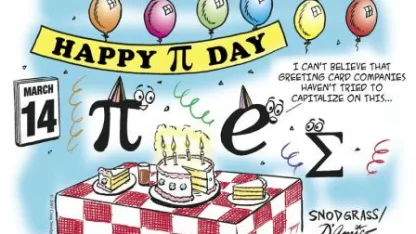 March 14 -- Happy PI day, people!!