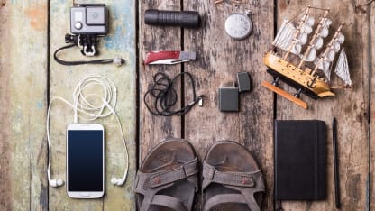 What devices do you bring camping?