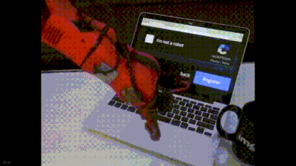 Definitely not a robot!