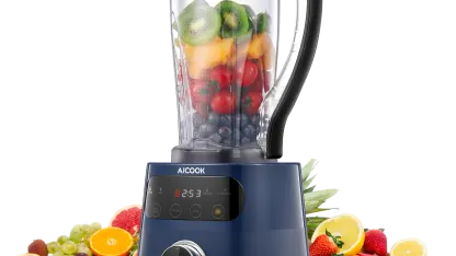 Aicook Professional 1200-Watt 9-Speed Blender with Touch Screen