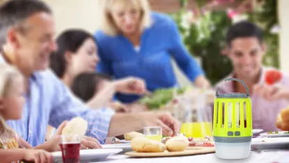 3 in 1 Waterproof Lantern Bug Zapper with Rechargeable Battery