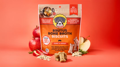 6-Pack: Brutus Bone Broth Dog Biscuits