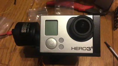Nice gimbal with a good secure lock on the GoPro