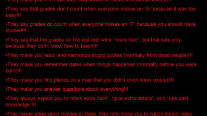 What annoying things do you do?