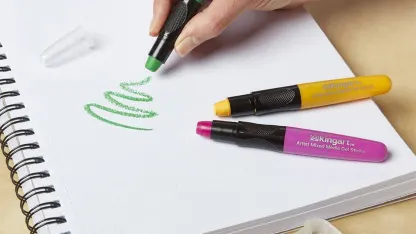 KingArt 62 Piece Tempera Paints + Pastel Gel Sticks + 8"x10" Canvas Panels Set