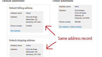 How to ship to dif addy?