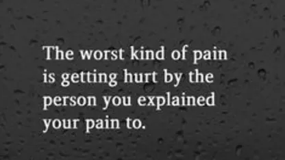 Worst kind of ache: