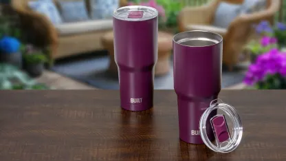2-Pack: BUILT 30oz Double Wall Tumbler with Lid