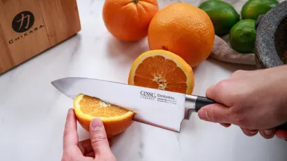 Ginsu Gourmet Chikara Series Fully Forged 8-Piece Japanese Steel Knife Set