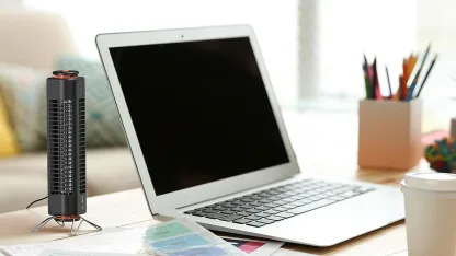 Sharper Image by Vornado AXIS 12 Desktop USB Airbar Tower Fan