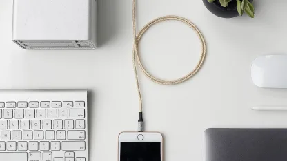 2-Pack: 360 Electrical 4-Port USB Hub with 6FT Braided Cord and Charging Cables