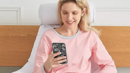 Cheer Collection XL Memory Foam Filled Pillow w/Bolster & Headrest