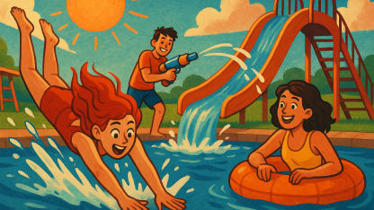 It's time for some summer water-related fun. What do you do?