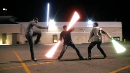 Lightsaber battle