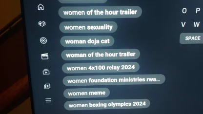 What happens when you try and search YouTube for music?