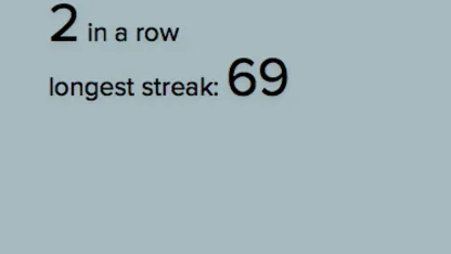 I missed. I'm going to be stuck with THIS now.