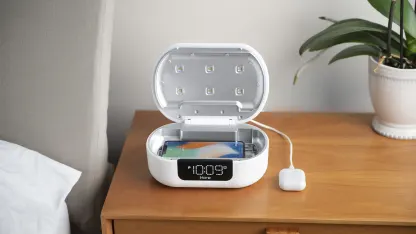 2-Pack: iHome Bluetooth Speaker Clocks with 360° UV-C Sanitizer