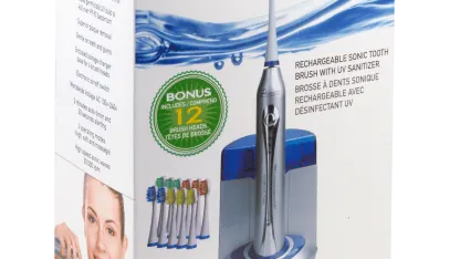 Pursonic Deluxe Plus Sonic Toothbrush with UV