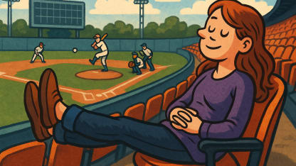 When it comes to baseball games, I prefer: