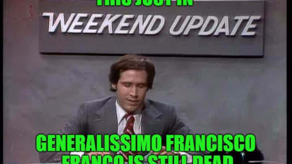 Wait, is Generalissimo Francisco Franco still dead?