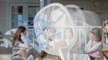 2-Pack: Gloue 3000 Volt Rechargeable Electric Fly Swatters with Stands