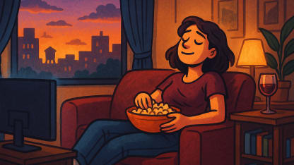 Thursday evening is: