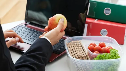 What do you usually do for lunch at work?