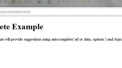 URL autocomplete, A to Z