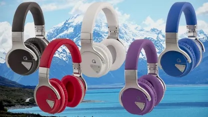 Que Bluetooth Over-Ear Noise Canceling Headphones